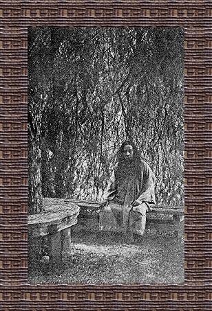 Swami yogananda in Temple of Leaves